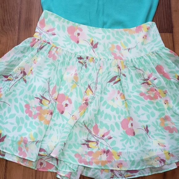 Gap Floral mint print skater/circle skirt nwot - Picture 3 of 5